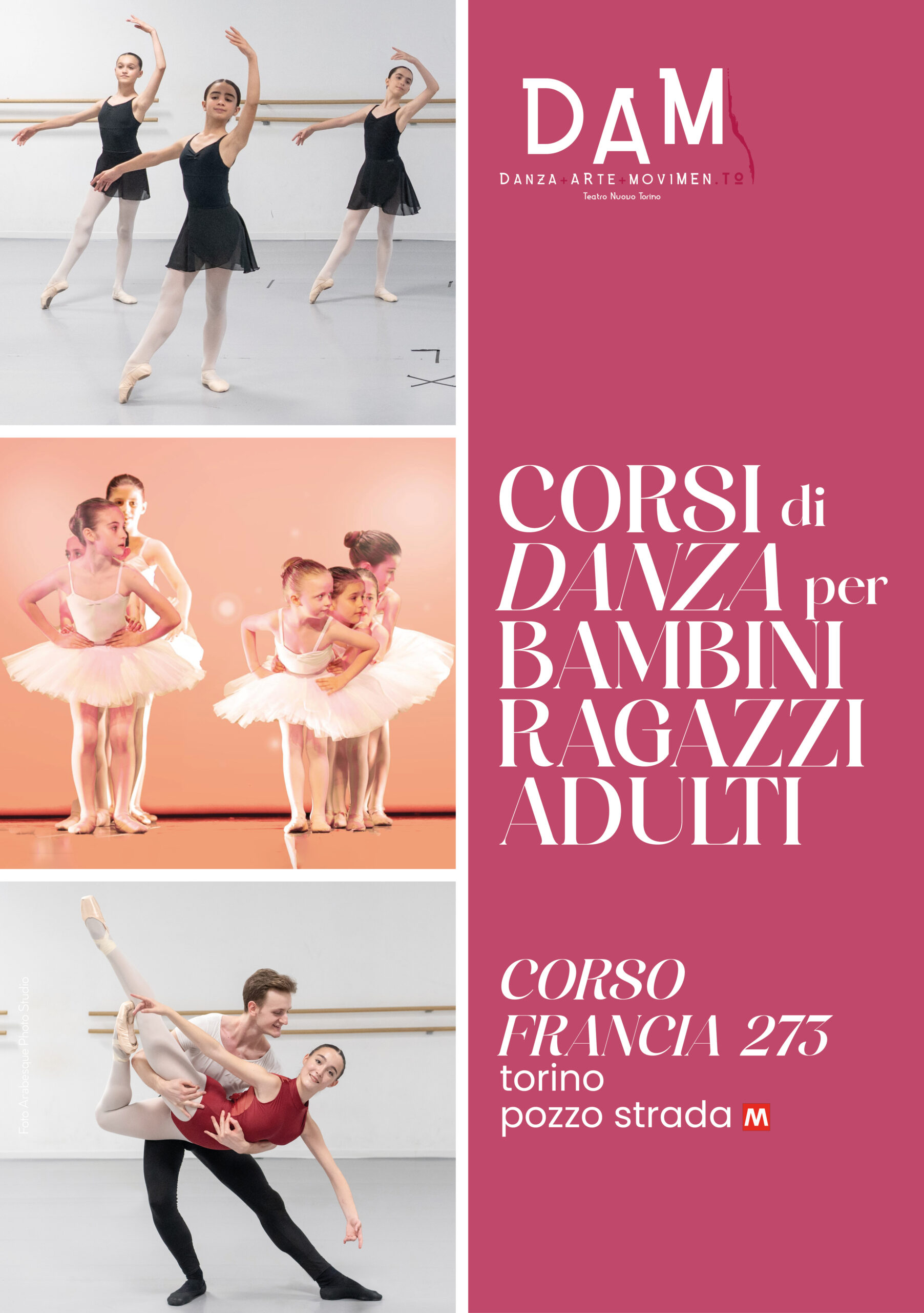 Corsi di danza Classica e Contemporanea a Torino